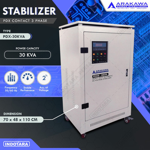 [EZM.1012176] STABILIZER ARAKAWA PDX 3 PHASE PDX30KVA