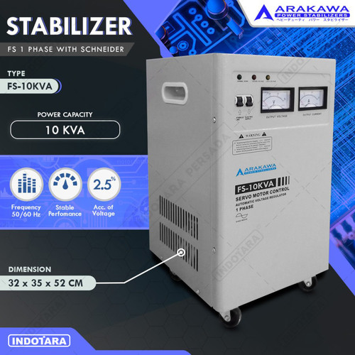 [EZM.1012189] STABILIZER ARAKAWA FS 1 PHASE FS-10KVA