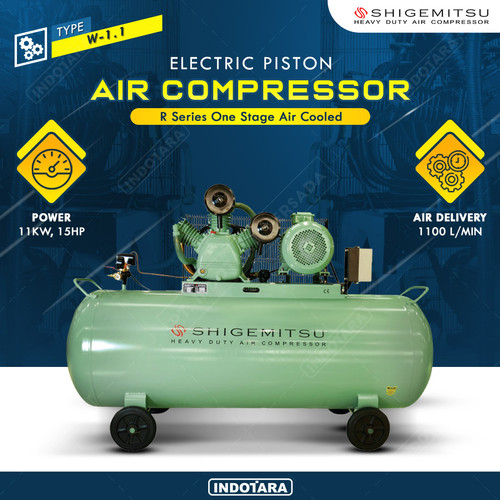 [EZM.1012211] Kompresor Angin Listrik 15 HP/ 12 Bar 500L