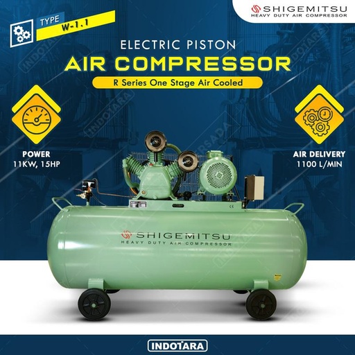 [EZM.1012211] Kompresor Angin Listrik 15 HP/ 12 Bar 500L