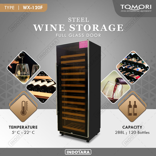 [EZM.1012232] Wine Cooler | Tomori Wine Storage Steel WX-120F