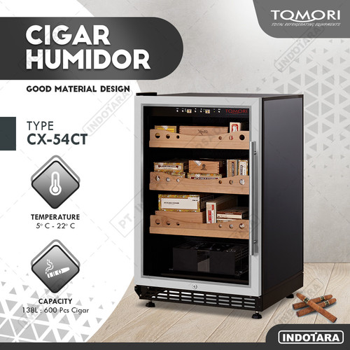 [EZM.1012260] Tempat Penyimpanan Cerutu - TOMORI CIGAR HUMIDOR CX-54CT