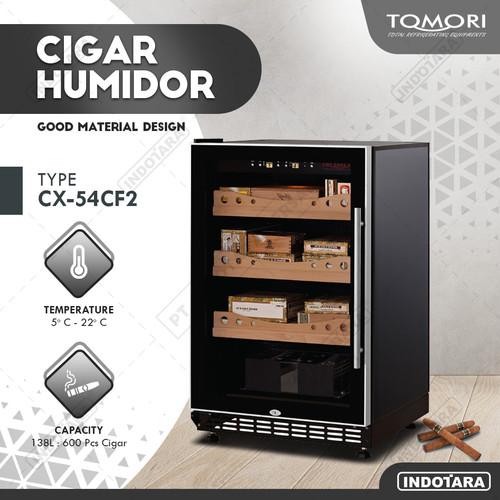 [EZM.1012261] Tempat Penyimpanan Cerutu - TOMORI CIGAR HUMIDOR CX-54CF2