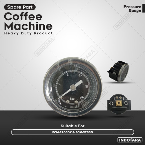 [EZM.1011379] Pressure Gauge 20 BAR For FCM3200DX - FCM3200D