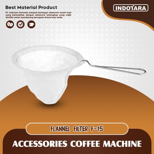 Saringan Kain Kopi Teh / Cloth Fannel Filter With Handle - F15