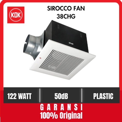 KDK 38CHG – Ceiling Exhaust Sirrocco 38cm