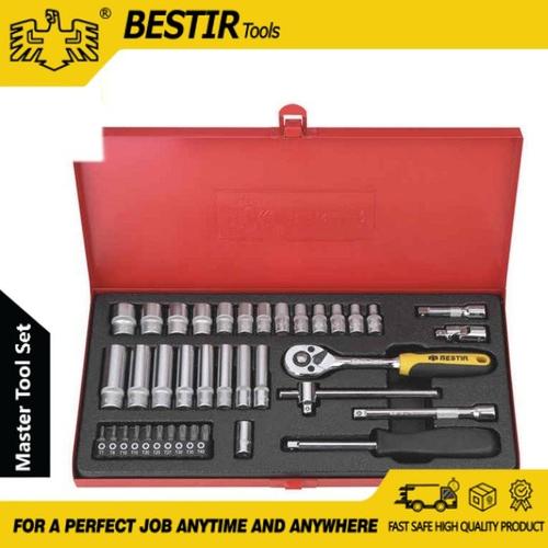 [EZM.3700357] 38PCS 1/4" Socket Wrench Set / Socket Set Shock Set