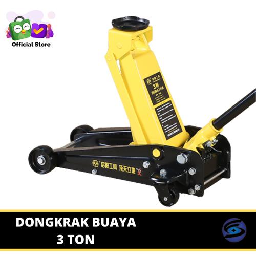 [EZM.3700371] DONGKRAK BUAYA 3 TON DONGKRAK FLOOR JACK DONGKRAK MOBIL