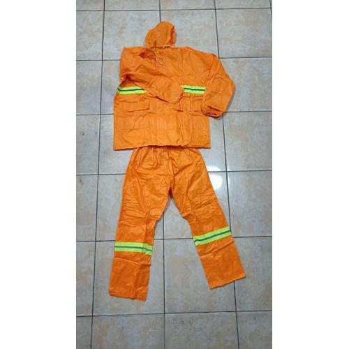 [EZM.3701211] RAIN COAT JAS HUJAN SETELAN HIGH QUALITY WITH REFLECTOR LINE