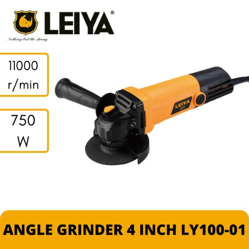 [EZM.3700374] Mesin Gerinda Tangan 4 Inch Angle Grinder 100mm LEIYA 100-01