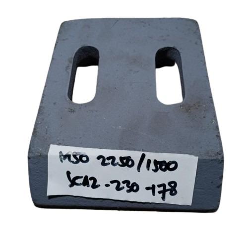 [EZM.3700393] Spare Part Mixer Left Lateral Blade MSO2250/1500
