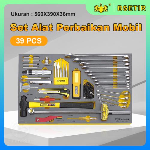 [EZM.3700404] Auto Tool Trolley Set Tray Set Customize 39Pcs BESTIR