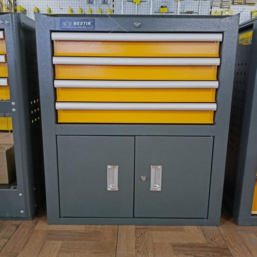 [EZM.3701215] BESTIR Lemari Perkakas 4 Susun Toolbox Cabinet Trolley 4 Tray