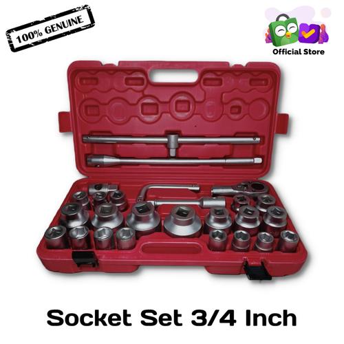 [EZM.3700420] Kunci Socket Set Soket Set 3/4" PREMIUM QUALITY