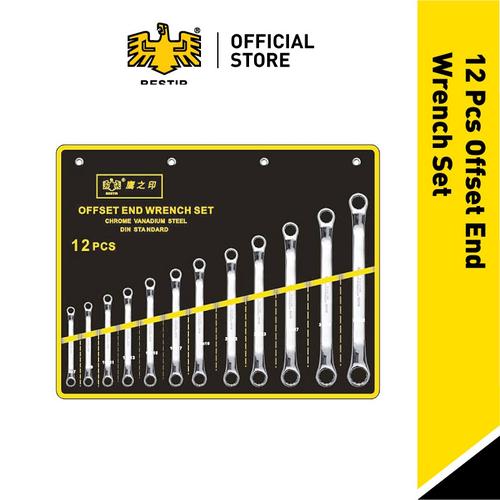 [EZM.3700494] 12 PCS Kunci Ring Set Double Ring Set BESTIR 97123