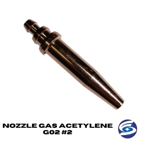 [EZM.3700576] Nozzle Gas Acetylene G02 #2 / Cutting Tip Gas Acetylene