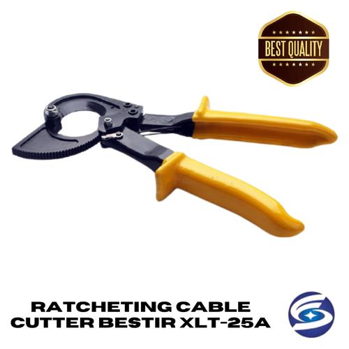 [EZM.3700590] RATCHETING CABLE CUTTER XLT-25A / TANG POTONG KABEL RACHET BESTIR