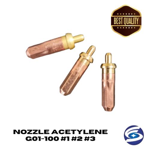 [EZM.3700609] Nozzle Mata Blender Cutting Torch 1 2 3 Cutting Tip Acetylene G01-100