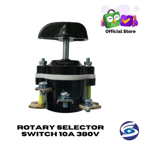 [EZM.3701283] Rotary Selector switch mesin las welding 10A 4 posisi HZ10-10/3