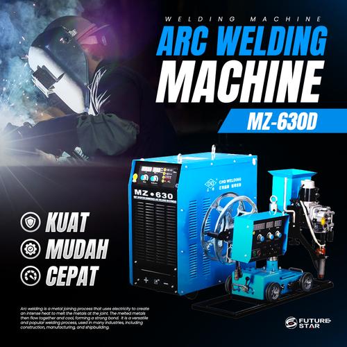 [EZM.3700629] MZ-630D IGBT Arc Rendam Mesin Las dengan Troli