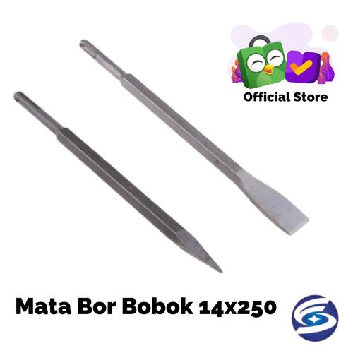 [EZM.3700677] Electric Hammer Drilling Bit 14 x 250 / Mata Bor Bobok Beton ( kotak )