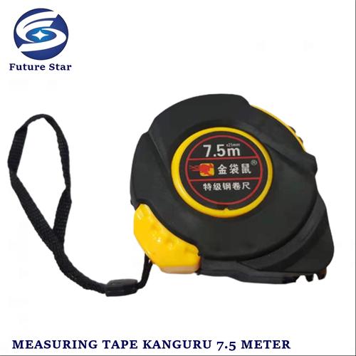 [EZM.3700731] Meteran / Measuring Tape Kanguru 7.5 Meter Hitam