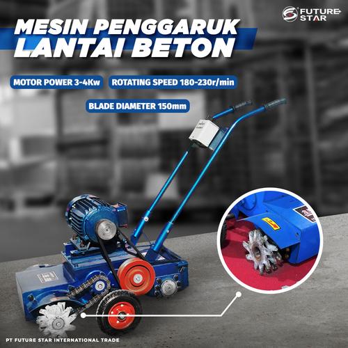 [EZM.3700934] MESIN PENGGARUK LANTAI BETON