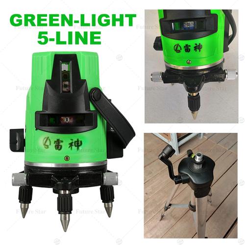 [EZM.3700958] LASER LEVEL 5 & 3 GARIS FREE TRIPOD 89CM SIAP PAKAI