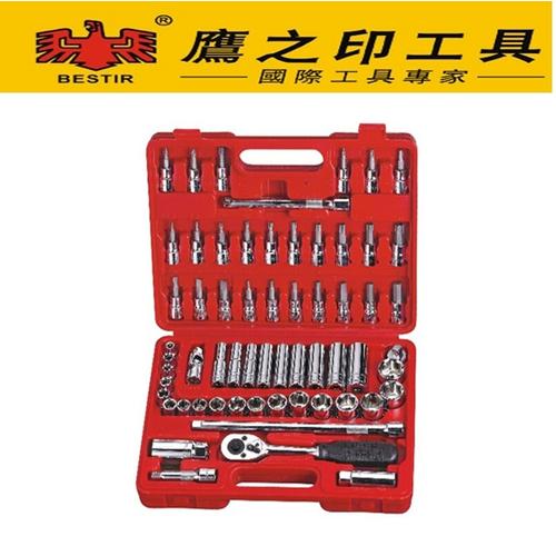 [EZM.3701097] 61 PCS SOCKET WRENCH SET KUNCI SOCKET BESTIR 91202