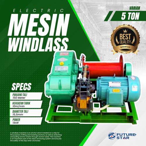 [EZM.3701147] ELECTRIC WINDLASS/ HOIST/ MESIN PENARIK 5 TON