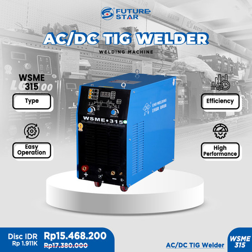 [EZM.3701175] MESIN LAS TIG ALUMUNIUM AC/DC WSME-315