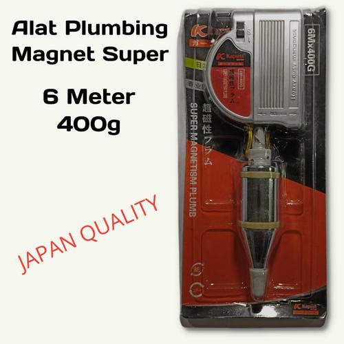 [EZM.3701216] Alat Plumbing 6M Lot Benang Magnet Magnetic Wire Drop Japan Quality