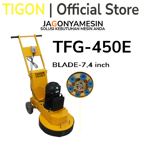 [EZM.0700254] TIGON MESIN POLES BETON LANTAI FLOOR GRINDING TFG-450E (GARANSI RESMI)