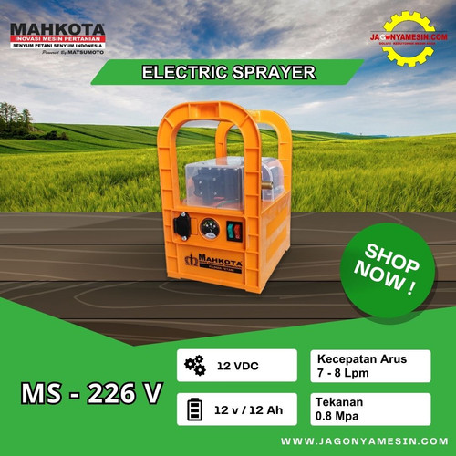 [EZM.0700266] SPRAYER ELEKTRIK SEMPROT HAMA MAHKOTA MS-226 V