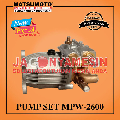 [EZM.0700287] PUMP SET POMPA AIR MESIN STEAM MATSUMOTO MPW 2600 G