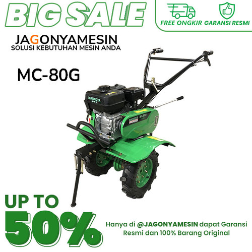 [EZM.0700292] DISKON 50% MAHKOTA CULTIVATOR MESIN TILLER BAJAK TANAH KERING MC-80G