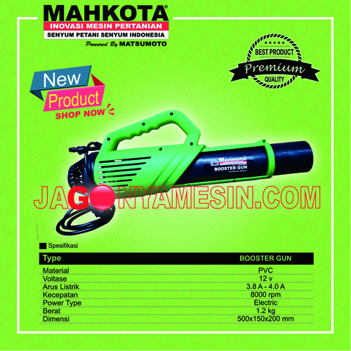 [EZM.0700342] SPRAYER GUN BOOSTER MAHKOTA MBG-01ELECTRIC (GARANSI RESMI)