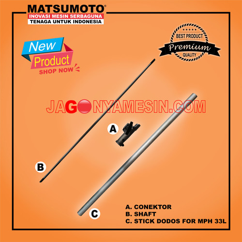 [EZM.0700346] SET PERLENGKAPAN STIK CONEKTOR SHAFT POTONG RUMPUT MPH 433L