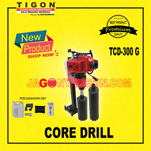 [EZM.0700355] CORE DRILL TIGON TCD-300 G GARANSI RESMI