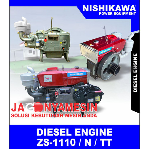 [EZM.0700356] Mesin Penggerak Diesel NISHIKAWA ZS-1100 ( GARANSI RESMI )