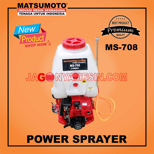 [EZM.0700372] MESIN PEMBASMI HAMA BAKTERI POWER SPRAYER MATSUMOTO TYPE MS-708