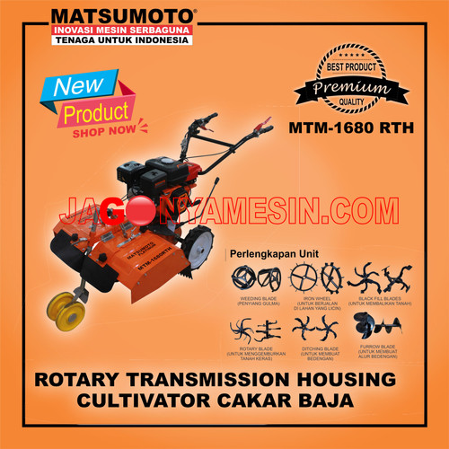 [EZM.0700380] CULTIVATOR | TRAKTOR MINI MATSUMOTO TYPE MTM-1680 RTH