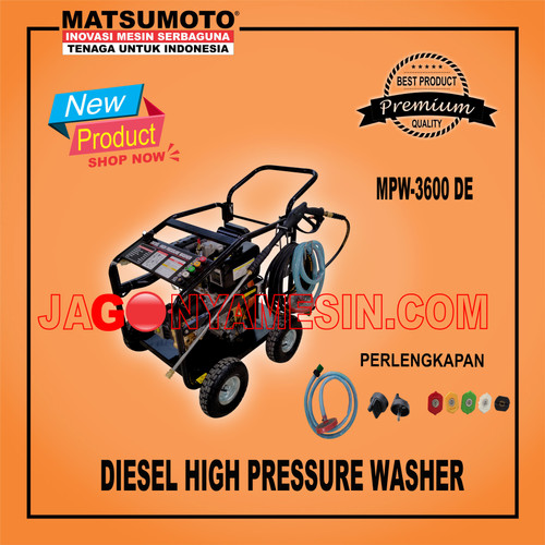 [EZM.0700382] MESIN CUCI STEAM/PRESSURE WASHER/MATSUMOTO TYPE MPW 3600 DE