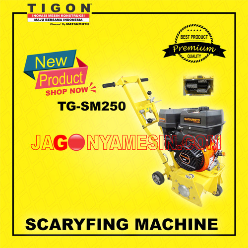 [EZM.0700386] SCARIFYING MESIN PENGGARUK BETON ASPAL TIGON TG-SM250 (GARANSI RESMI)