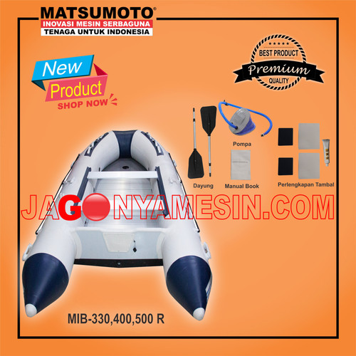 [EZM.0700433] PERAHU KARET 7 ORG SIZE 4 X 1.8 M | INFLATABLE BOAT MATSUMOTO MIB-400R