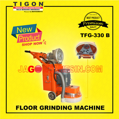 [EZM.0700457] MESIN PEMOLES BETON, GRANIT, MARMER TIGON TYPE TFG-330 B WITH BLOWER
