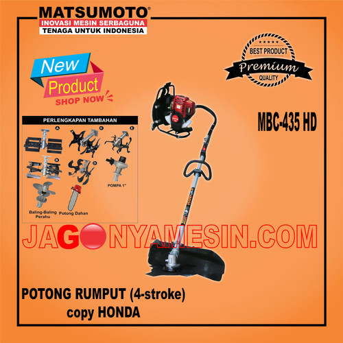 [EZM.0700490] MESIN POTONG RUMPUT 2in1 4-TAK MATSUMOTO (MBC-435 HD)