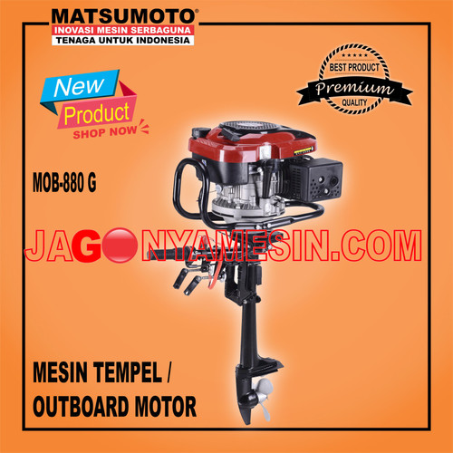 [EZM.0700499] MESIN TEMPEL / OUTBOARD MOTOR 7.5HP MATSUMOTO (MOB-880 G)