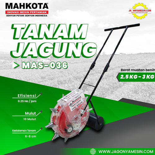 [EZM.0700501] ALAT TANAM JAGUNG BIJI-BIJIAN MAHKOTA MAS-036 10 MULUT | GARANSI RESMI