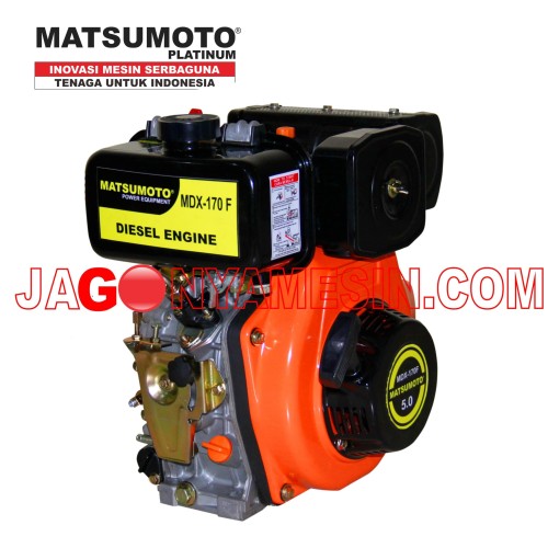 [EZM.0700528] Mesin Penggerak Diesel Engine MATSUMOTO MDX - 178 FE (GARANSI RESMI)